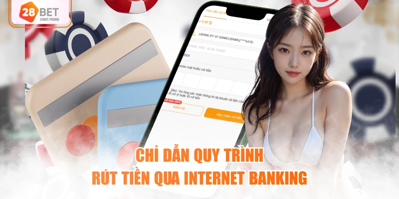 Chỉ dẫn quy trình rút tiền qua Internet Banking