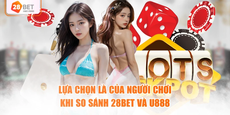 Lựa chọn là của người chơi khi so sánh 28BET và U888